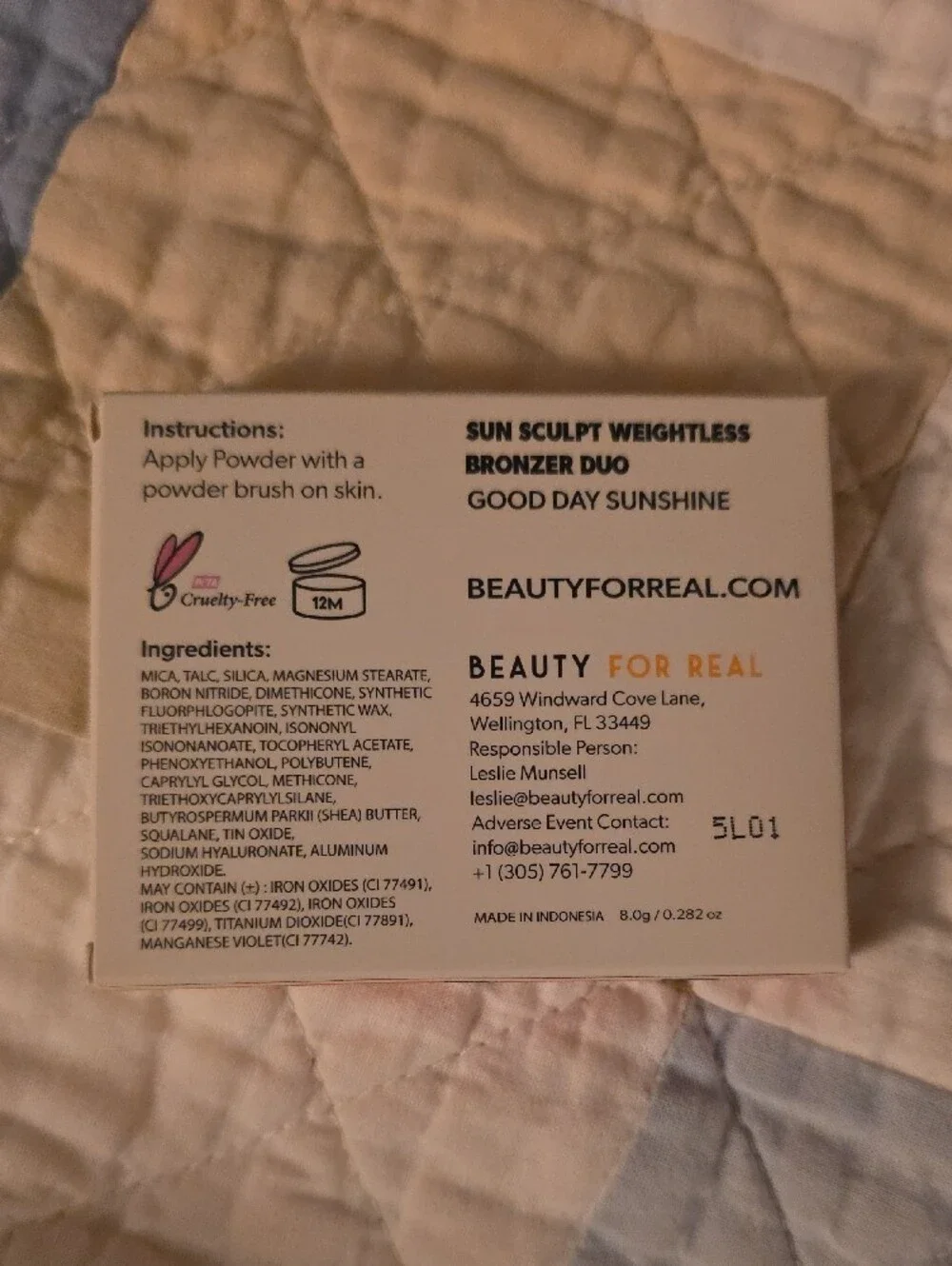 Beauty For Real Sun Sculpt Weightless Bronzer Duo - Neutral Bronze